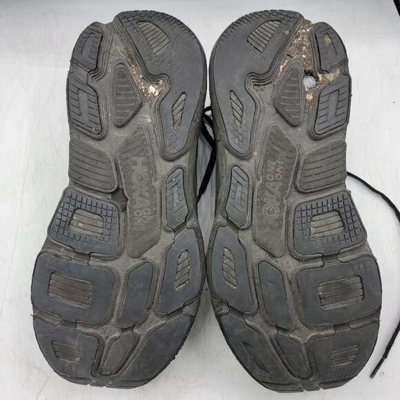 Hoka One One Bondi 7 Mens 10 Triple Black Running Shoes Athletic Outdoors Casual - Picture 8 of 13